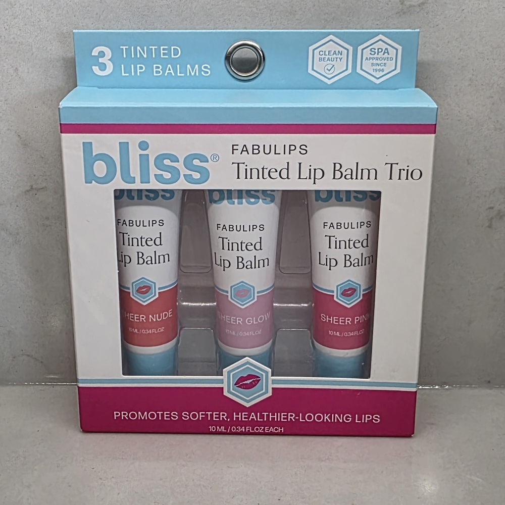 Bliss Fabulips Tinted Lip Balm Trio
